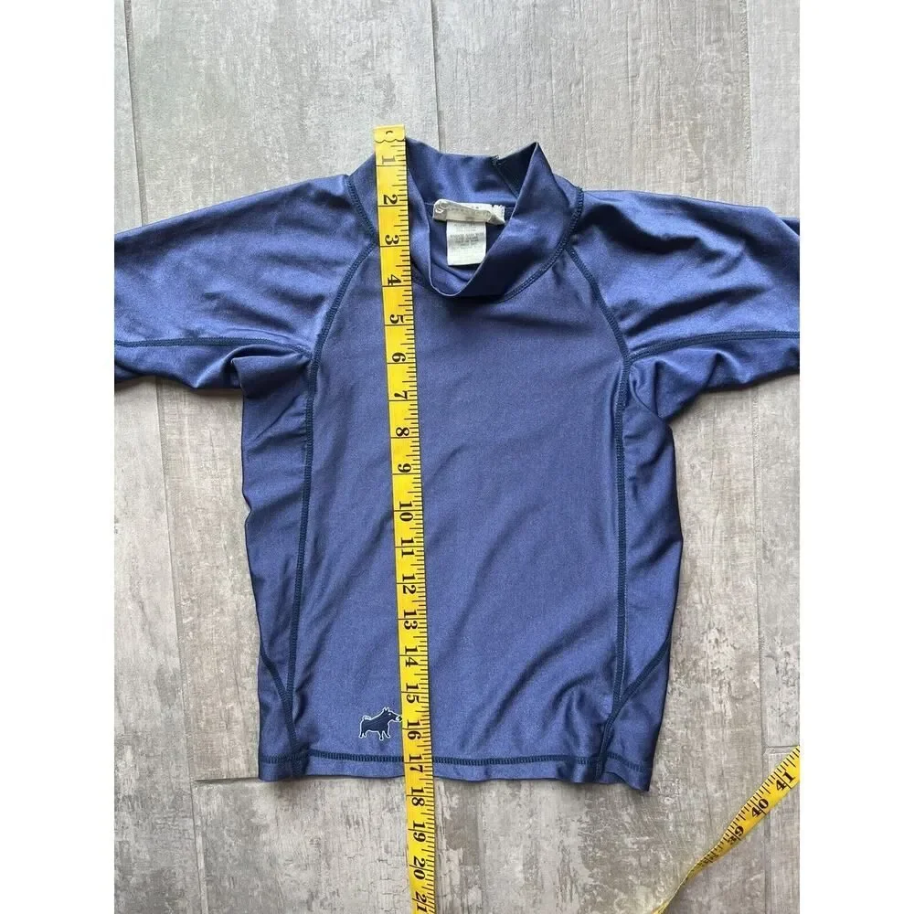 WES AND WILLY Toddler Boy Mock Neck Rash Guard SPF Sun Protection Swim Shirt 3T